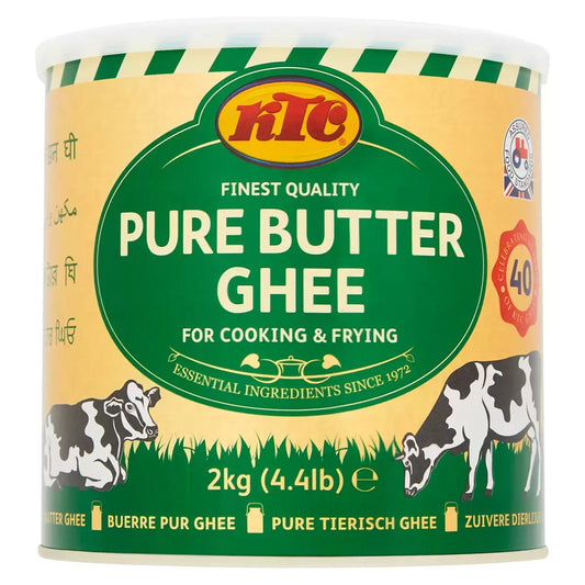 KTC Pure Butter Ghee, 2kg - Bulkbuydirect