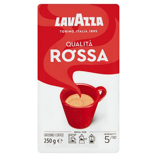 Lavazza Qualità Rossa Ground Coffee 250g (Pack of 4) - Bulkbuydirect