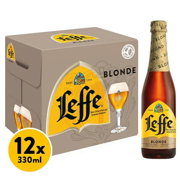 Leffe Blonde 12 x 330ml (Pack of 12) - Bulkbuydirect