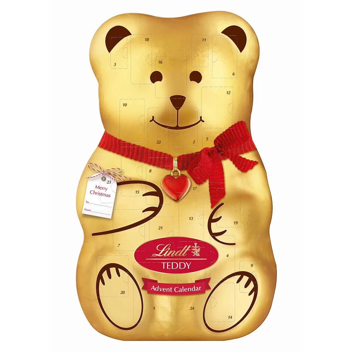 Lindt Teddy Advent Calendar, 310g - Bulkbuydirect