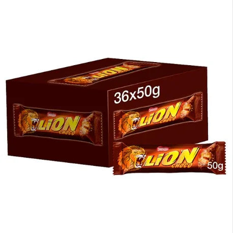 Lion Milk Chocolate Bar 50g (case of 36 bars) - Bulkbuydirect