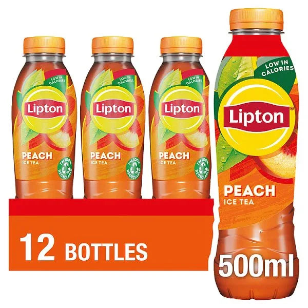 Lipton Peach Ice Tea 500ml (Pack of 12) PM£1.35 - Bulkbuydirect