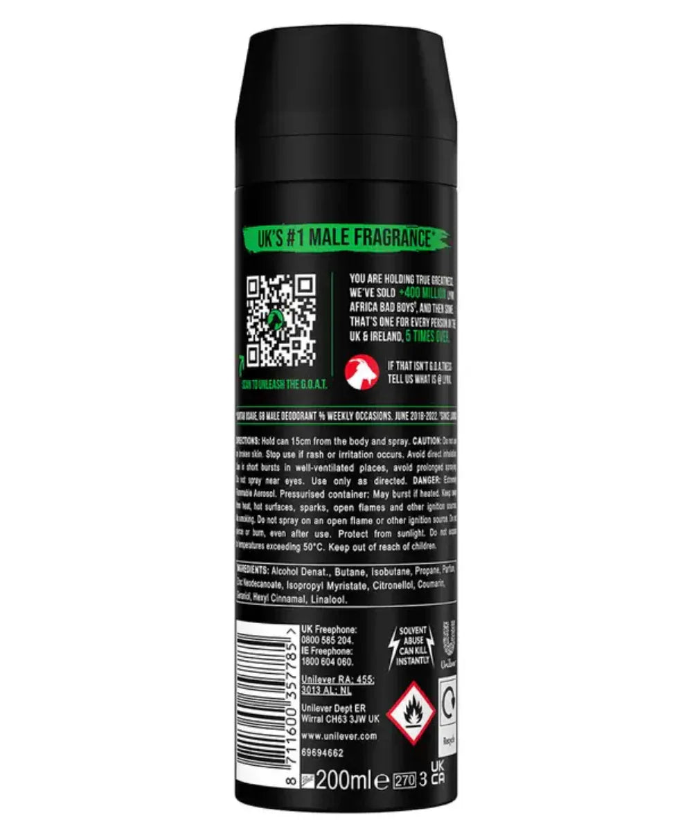 Lynx Body Spray Africa, 6 x 200ml - Bulkbuydirect