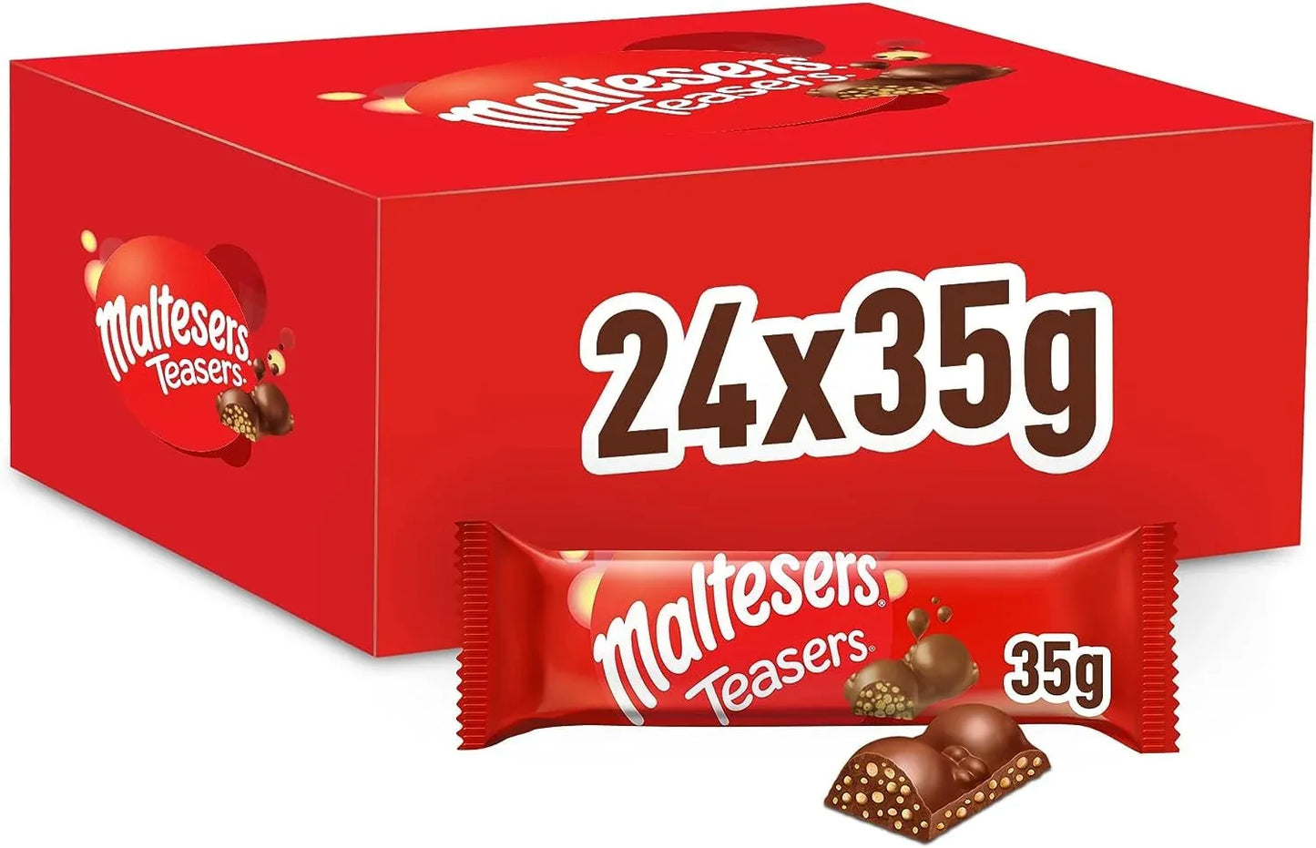 Maltesers Teasers Chocolate Bar 35g (case of 24) - Bulkbuydirect