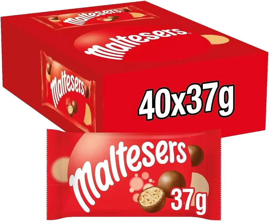 Maltesers Milk Chocolate & Honeycomb Snack Bag 37g (case of 40) - Bulkbuydirect