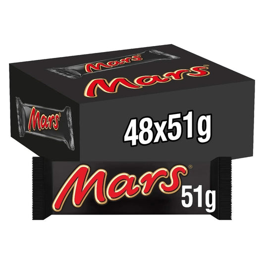 Mars Bar 48 x 51g - Bulkbuydirect