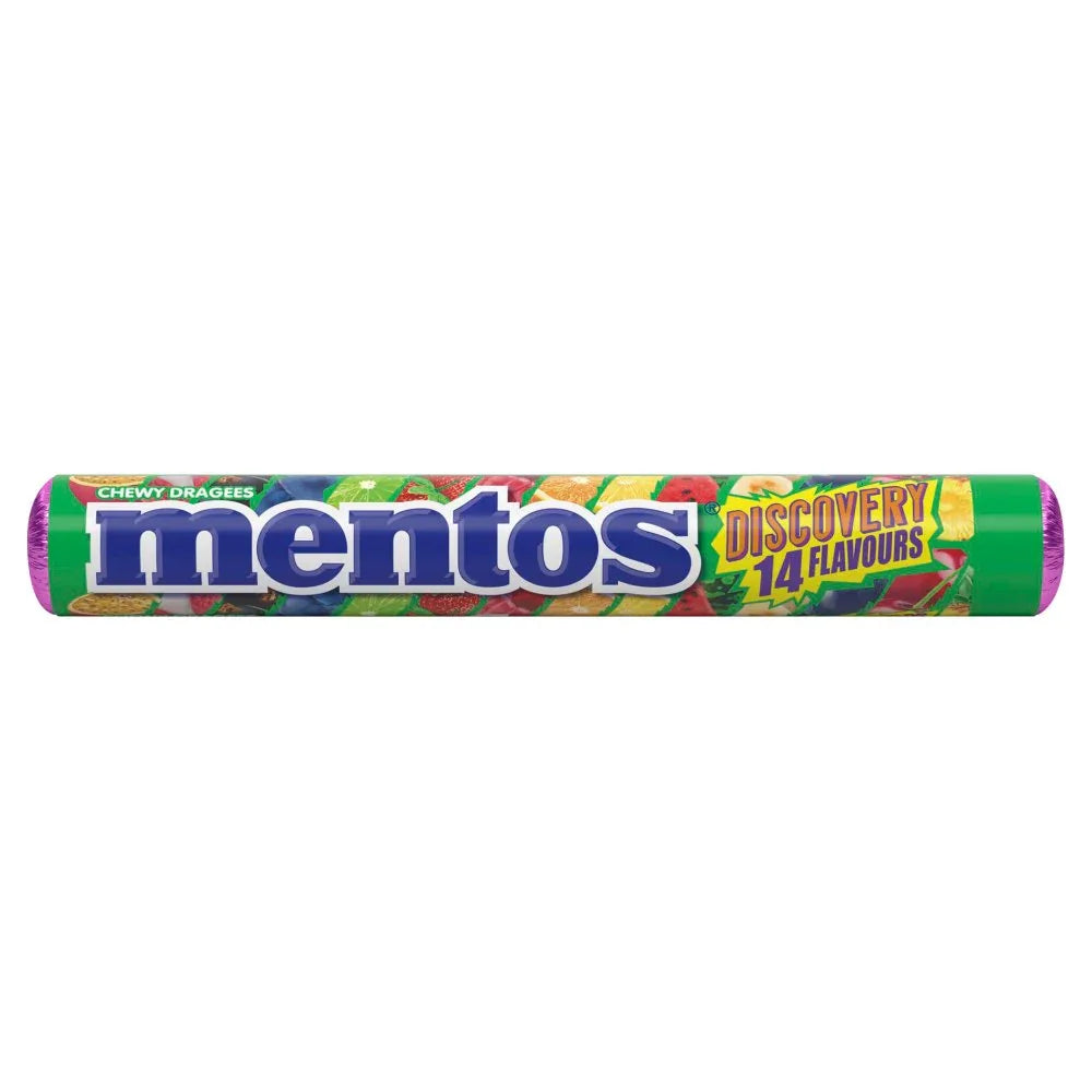 Mentos Chewy Dragees Discovery 37.5g (case of 40) - Bulkbuydirect