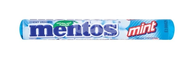Mentos Mint Chewy Dragees 38g (case of 40) - Bulkbuydirect