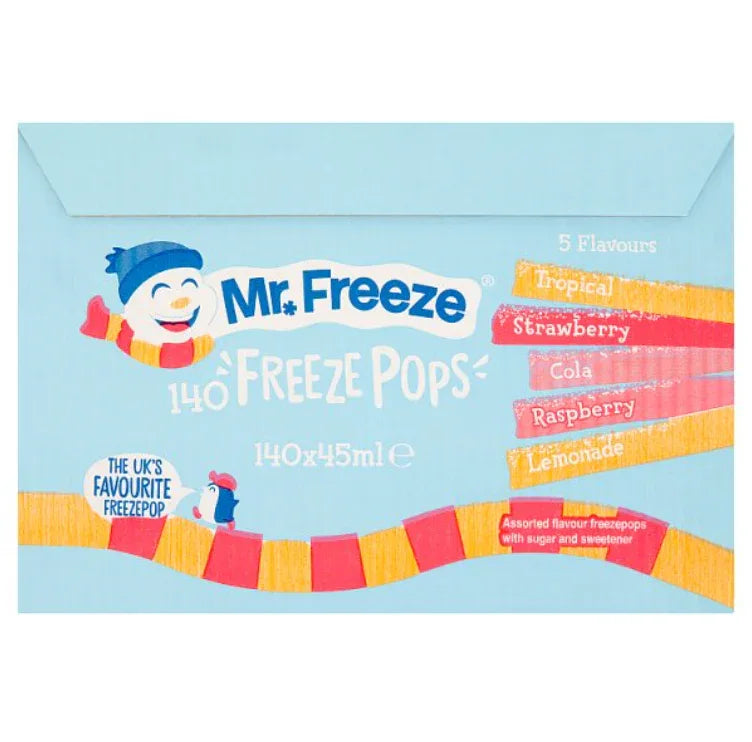 Mr. Freeze Freeze Pops 140 x 45ml - Bulkbuydirect