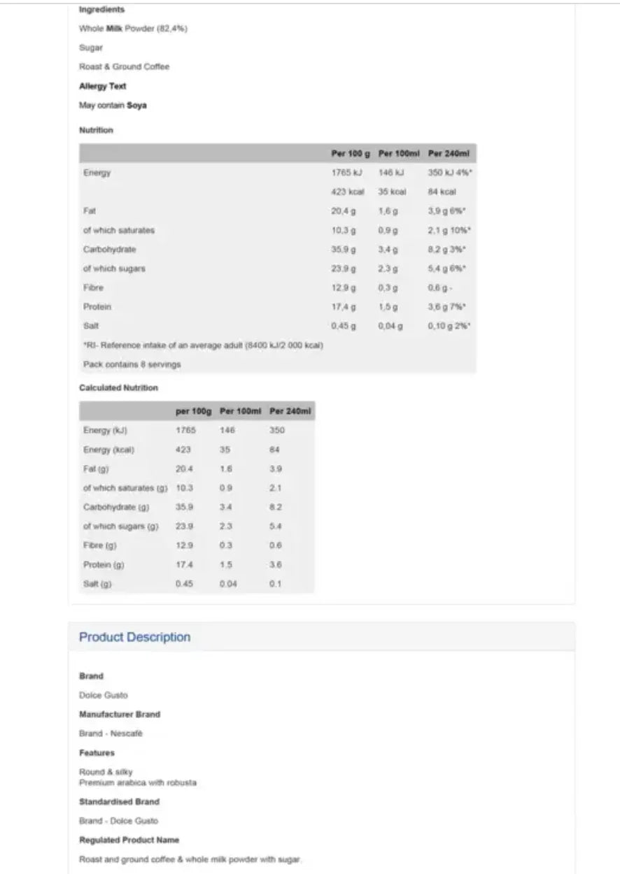 Nescafé Dolce Gusto Cappuccino Coffee Pods, 24 Servings - Bulkbuydirect