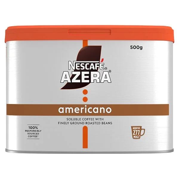 NESCAFE Azera Americano Instant Coffee 500g Tin (Pack of 1) - Bulkbuydirect