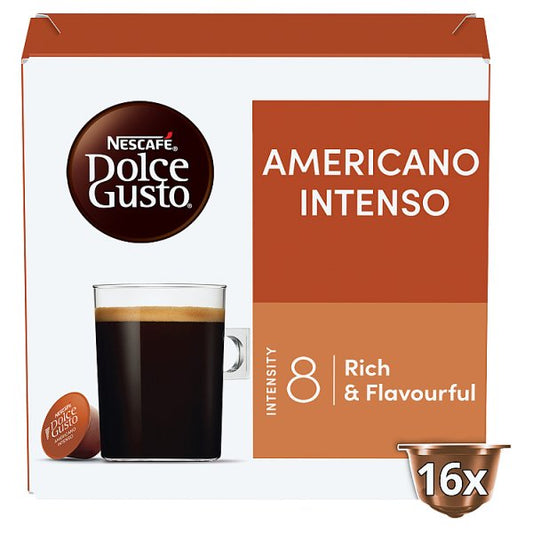 Nescafe Dolce Gusto Americano intenso coffee pods X16 (Pack of 3) - Bulkbuydirect