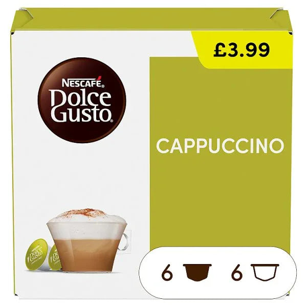 Nescafe Dolce Gusto Cappuccino 139.8g (Pack of 1) - Bulkbuydirect