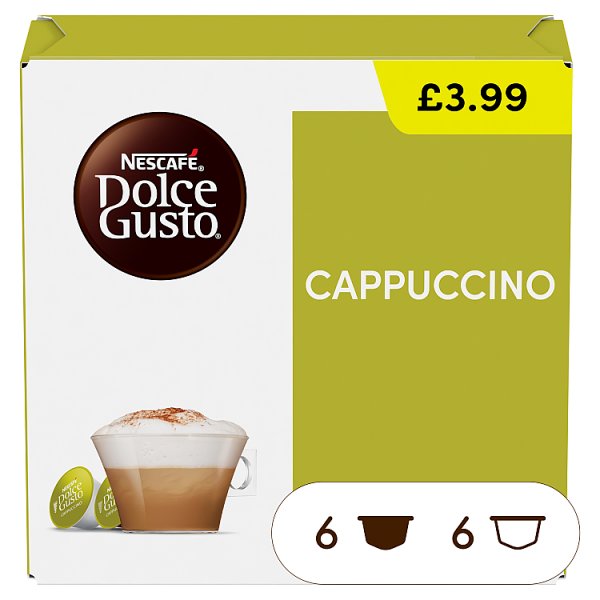 Nescafe Dolce Gusto Cappuccino 139.8g (Pack of 3) - Bulkbuydirect