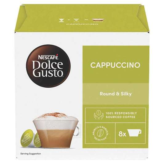 Nescafe Dolce Gusto Cappuccino coffee pods X16 (Pack of 1) - Bulkbuydirect