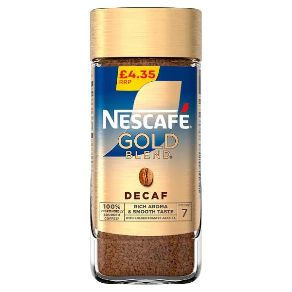 Nescafe Gold Blend Decaf Instant Coffee 95g - Bulkbuydirect