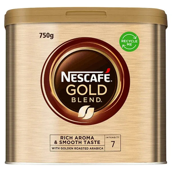 NESCAFE Gold Blend Instant Coffee 750g Tin (Pack of 6) - Bulkbuydirect