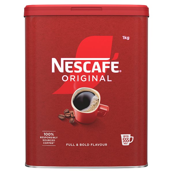 NESCAFE Original Instant Coffee 1kg Tin (Pack of 1) - Bulkbuydirect