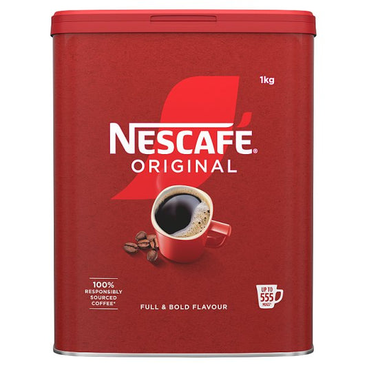 NESCAFE Original Instant Coffee 1kg Tin (Pack of 1) - Bulkbuydirect