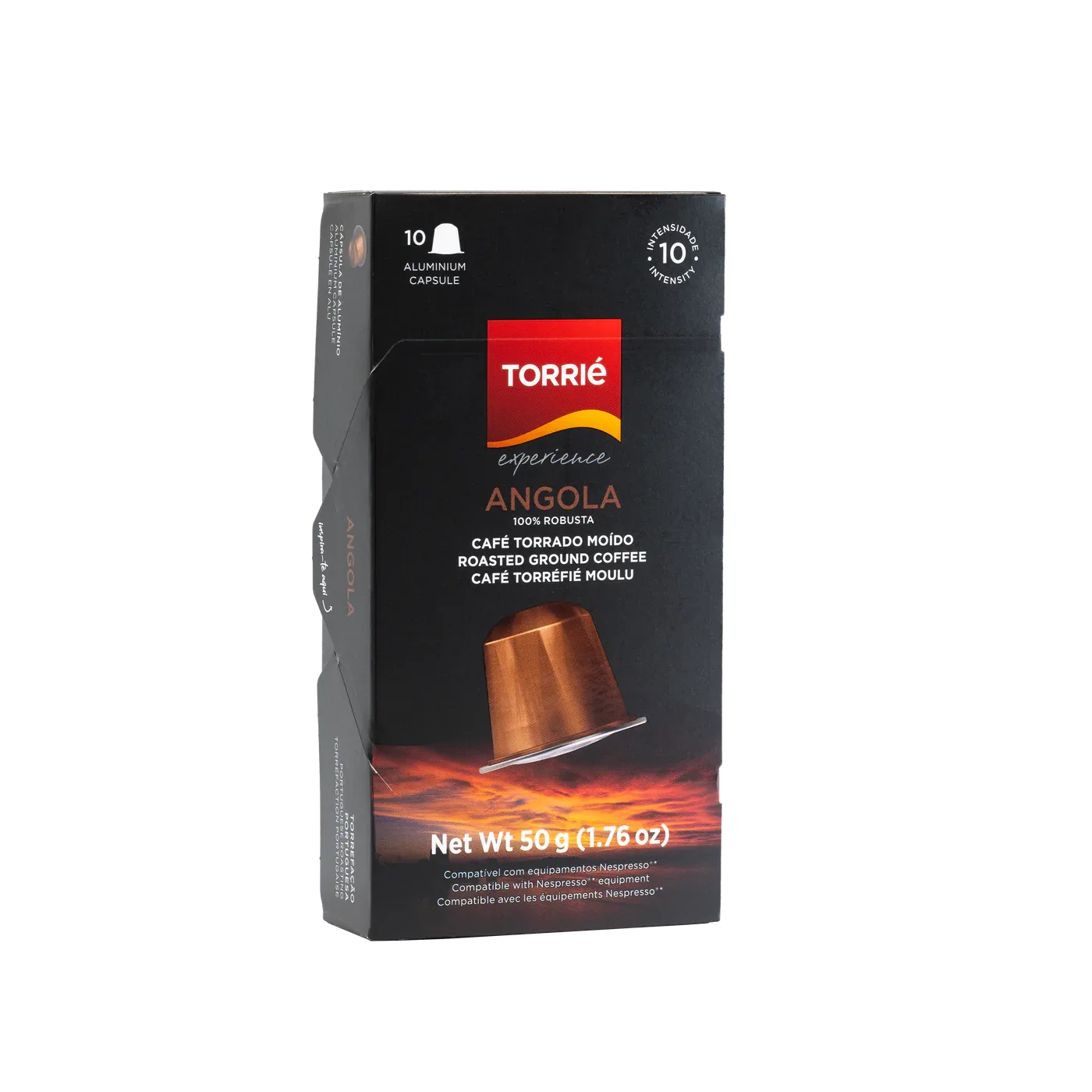 Nespresso Compatible Angola Robusta Coffee 10 Capsules (Pack of 1) - Bulkbuydirect