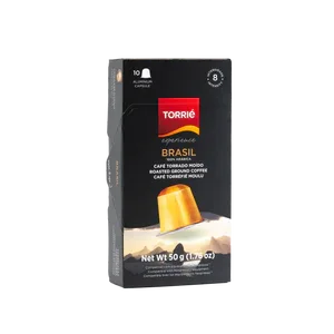 Nespresso Compatible Brasil Arabica Coffee 10 Capsules (Pack of 1) - Bulkbuydirect