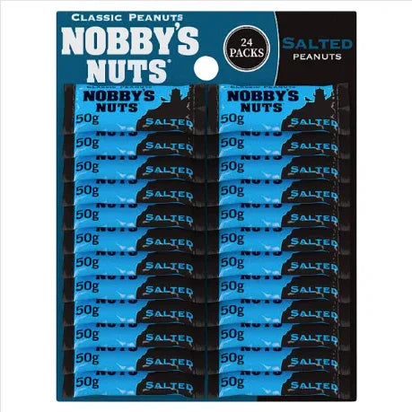 Nobby's Nuts Classic Salted Peanuts 50g (Pubcard) - Bulkbuydirect