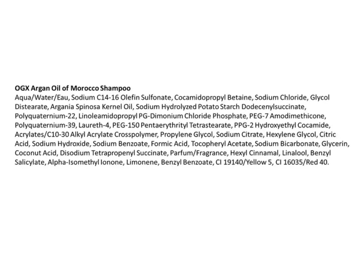 OGX Argan Oil of Morocco Shampoo & Conditioner, 2 x 577ml - Bulkbuydirect