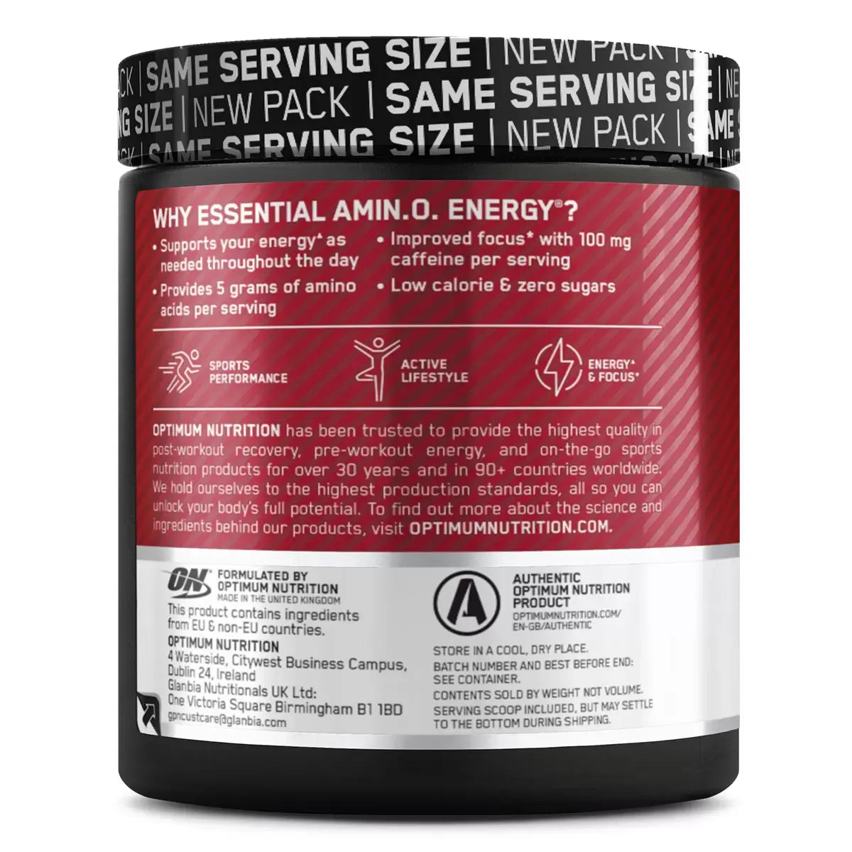 Optimum Nutrition Essential Amino Energy Fruit Fusion, 270g - Bulkbuydirect