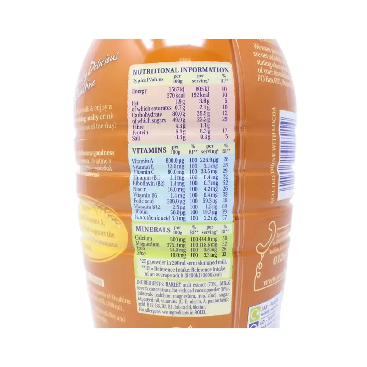 Ovaltine Original, 800g - Bulkbuydirect