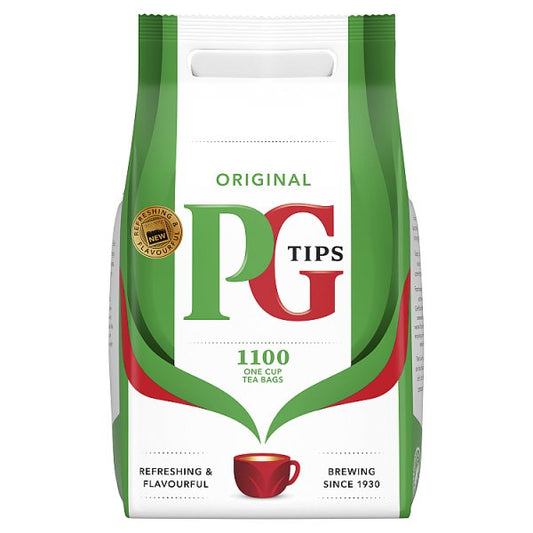 PG Tips Original 1100 One Cup Tea Bags 2.2kg (Pack of 1) - Bulkbuydirect