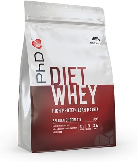 PHD Diet Whey Belgian Chocolate 2kg- Indulge in Smart Nutrition - Bulkbuydirect