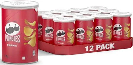 Pringles Original 70g, PM £1.25, Pack of 12 - Bulkbuydirect