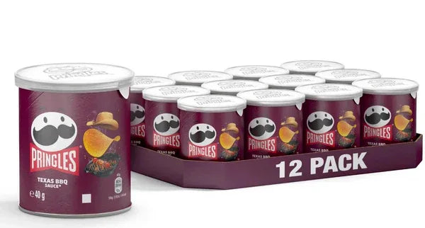 Pringles Texas BBQ Sauce 40g, Pack of 12 - Bulkbuydirect