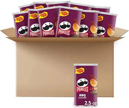 Pringles Texas BBQ Sauce 70g, PM £1.25, Pack of 12 - Bulkbuydirect