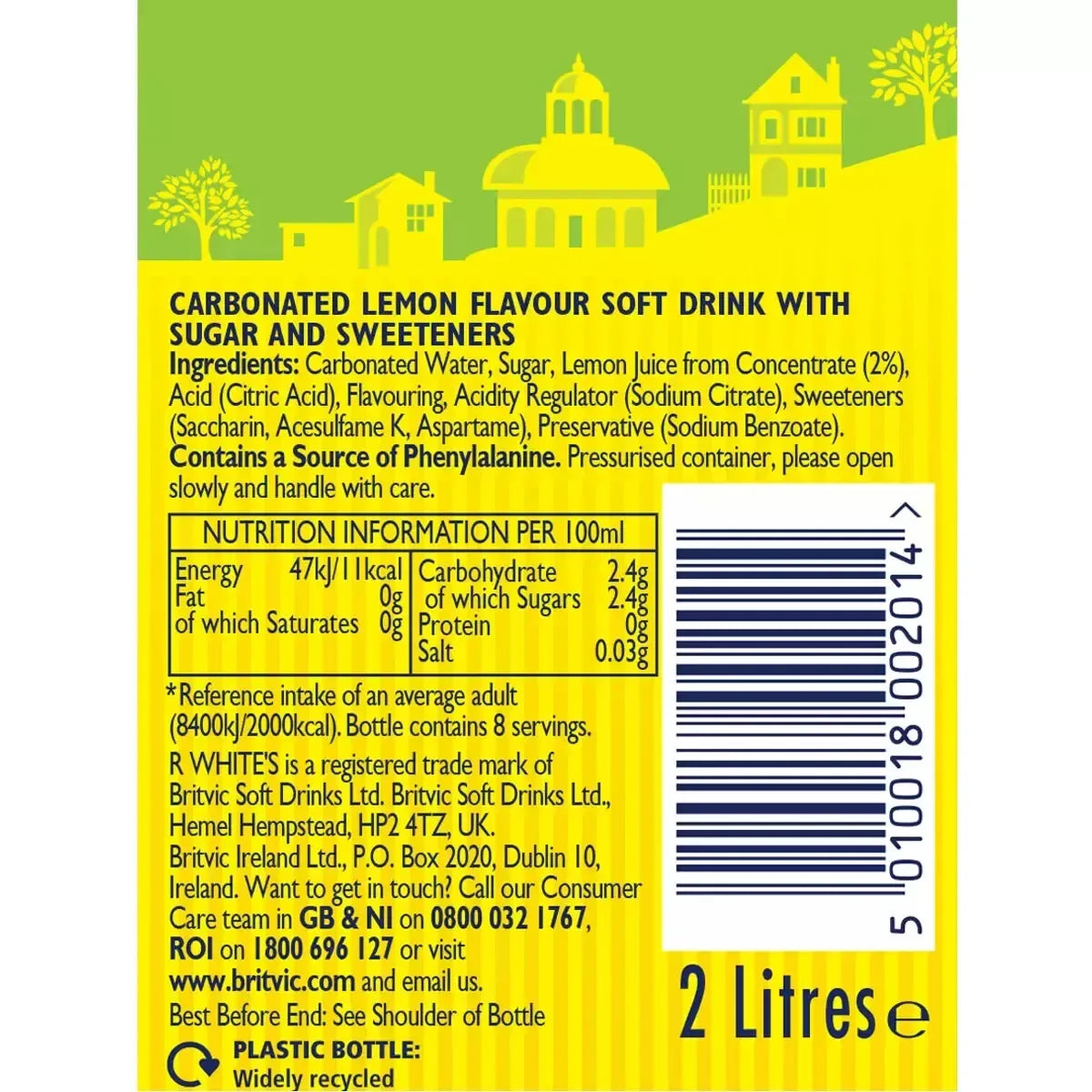 R.White's Lemonade 1.5L (case of 12) - Bulkbuydirect