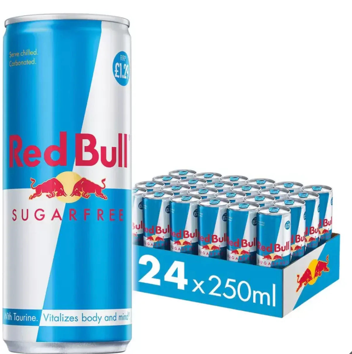 Red Bull Sugar Free PM £1.29 - 24 x 250ml - Bulkbuydirect