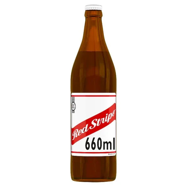 Red Stripe Jamaican Lager Beer 660ml (Pack of 12) - Bulkbuydirect