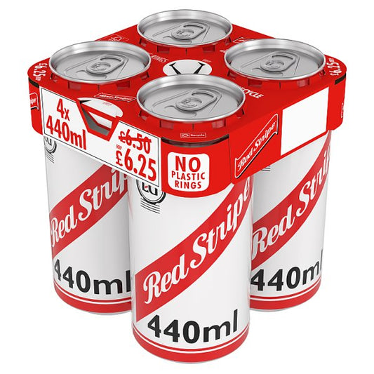Red Stripe Jamaican Lager Beer 4 x 440ml (Pack of 6) - Bulkbuydirect