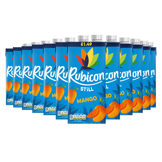 Rubicon Still Mango Juice 12 x 1L | A Symphony of Tropical Sweetness