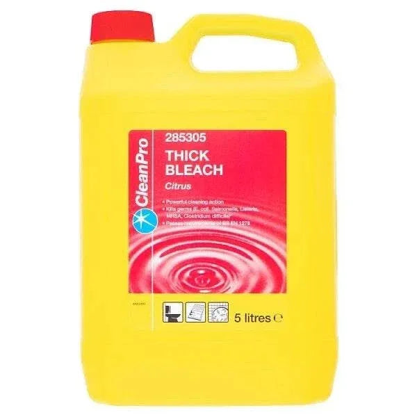 CleanPro Thick Bleach Citrus 5 Litres (Pack of 3) - Bulkbuydirect