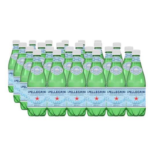 San Pellegrino Sparkling Mineral Water, 24 x 500ml - Bulkbuydirect