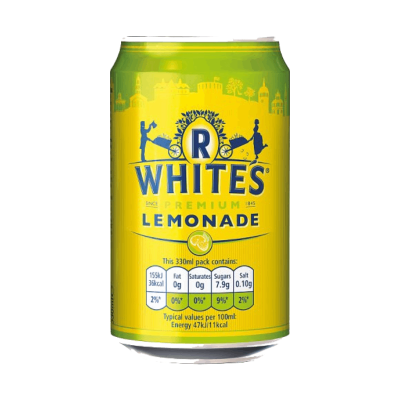 R.Whites Lemonade 24x330ml - Bulkbuydirect