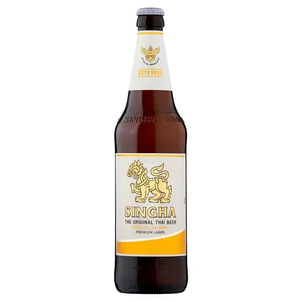 Singha The Original Thai Beer 630ml (Pack of 12) - Bulkbuydirect