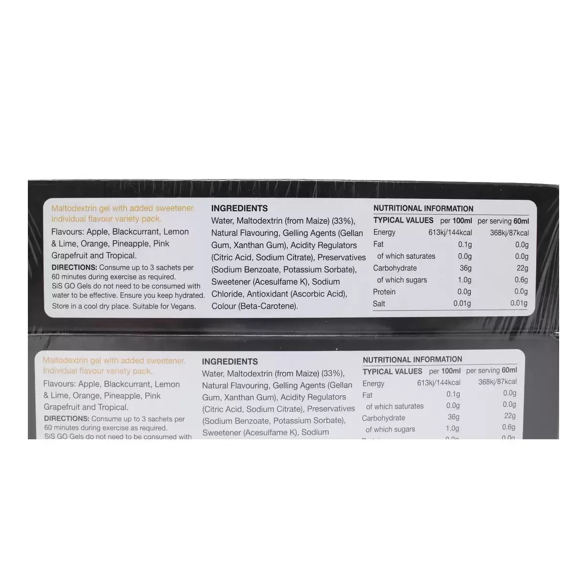 SiS Isotonic Energy Gel Variety Pack, 4x6x60ml - Bulkbuydirect