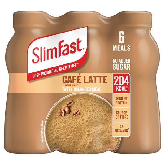 SlimFast Caffe Latte Flavour - 6 x 325ml
