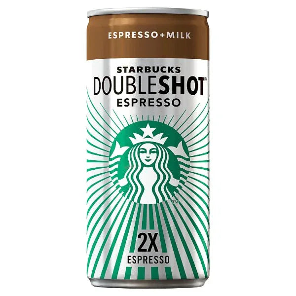 Starbucks 2 Doubleshot Espresso 200ml (Pack of 12) - Bulkbuydirect