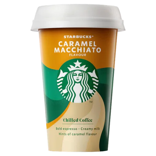 Starbucks Caramel Macchiato Flavour Chilled Coffee 220ml (Pack of 10) - Bulkbuydirect