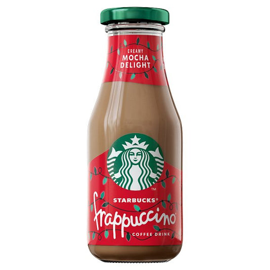 Starbucks Frappuccino Mocha Chocolate Flavoured Milk Iced Coffee 250ml (Pack of 8) - Bulkbuydirect