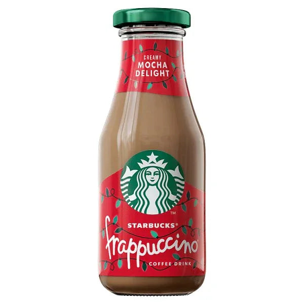 Starbucks Frappuccino Mocha Chocolate Flavoured Milk Iced Coffee 250ml (Pack of 8) - Bulkbuydirect