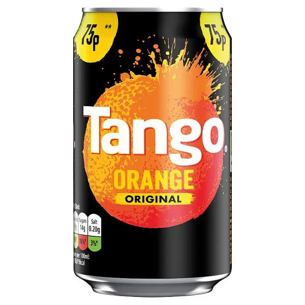 Tango Orange Original 330ml, Case of 24 - Bulkbuydirect
